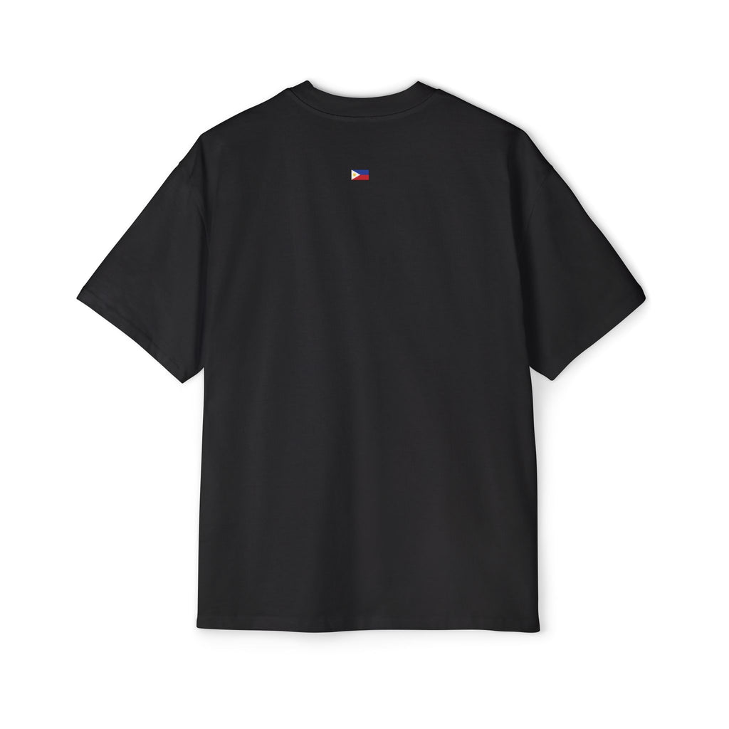 Vintage Black Oversized Cotton Tee