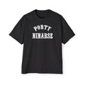 Porty Ninarse vintage black oversized cotton t-shirt